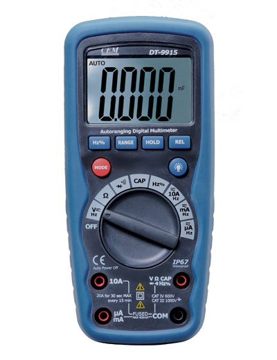 专业防水数字万用表DT-9918T