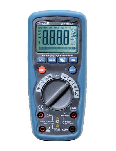 防水数字万用表 DT-9927
